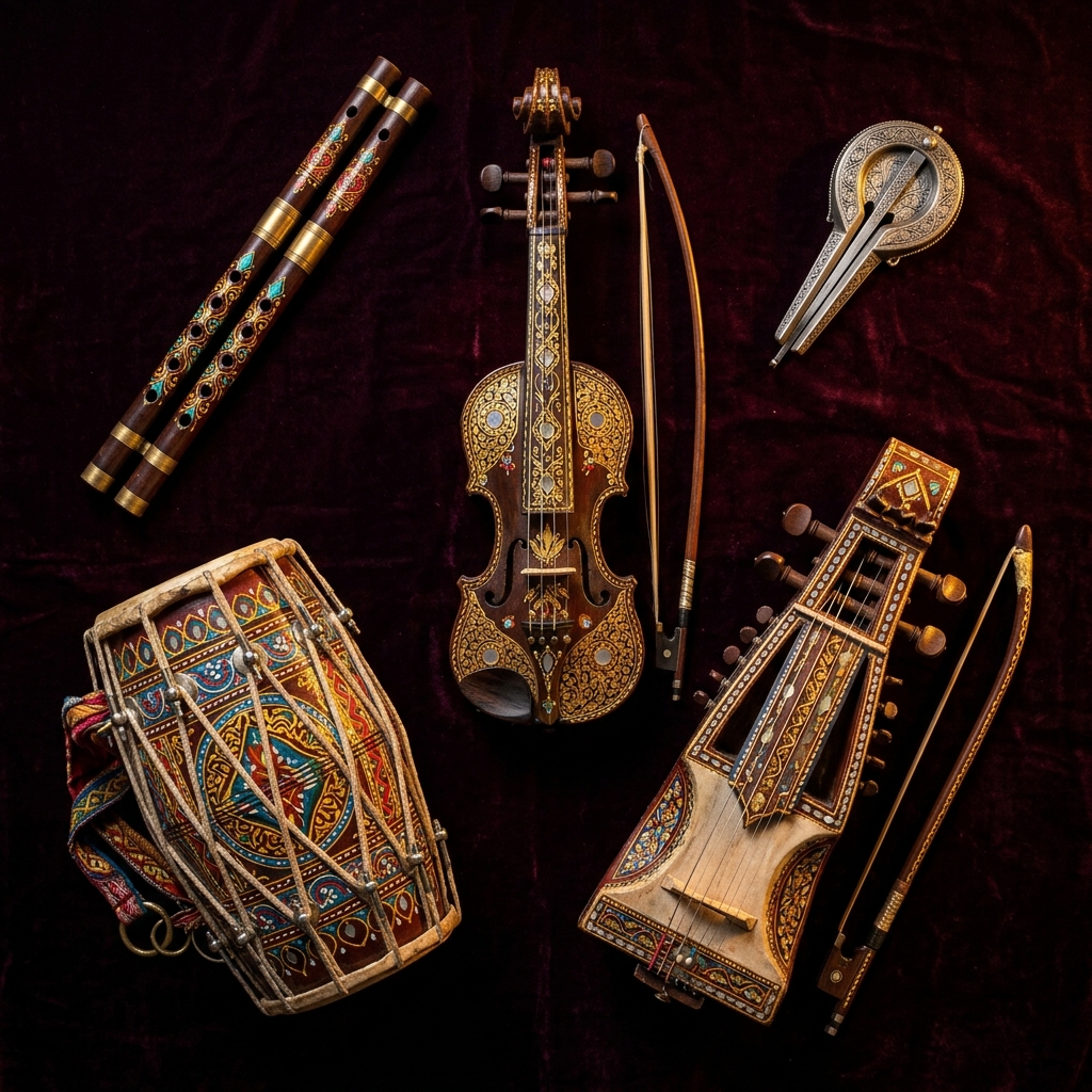 Traditional Rajasthani instruments